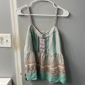 Vanessa Virginia / Anthropologie Multi Colored Tank Top